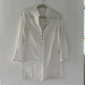 White Beach cover up